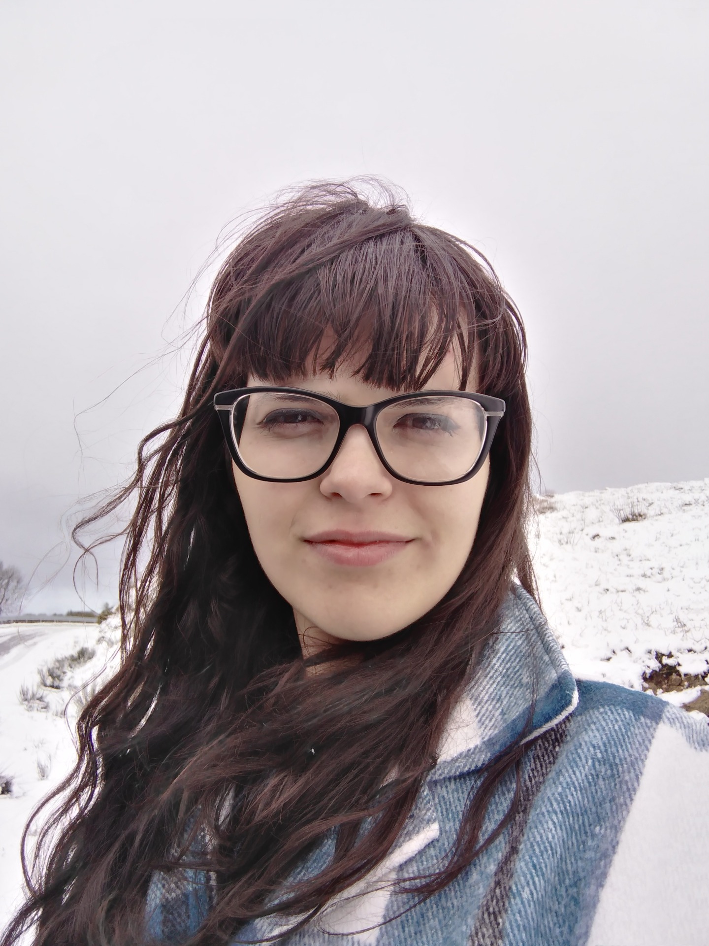 Auto retrato de um dia de estágio na neve em Montalegre. Estefani Ribeiro - 2024